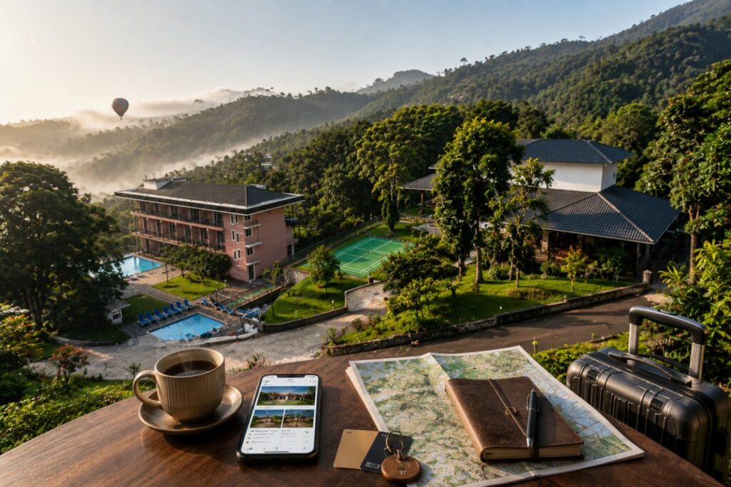 Booking a Luxury Resort in Munnar